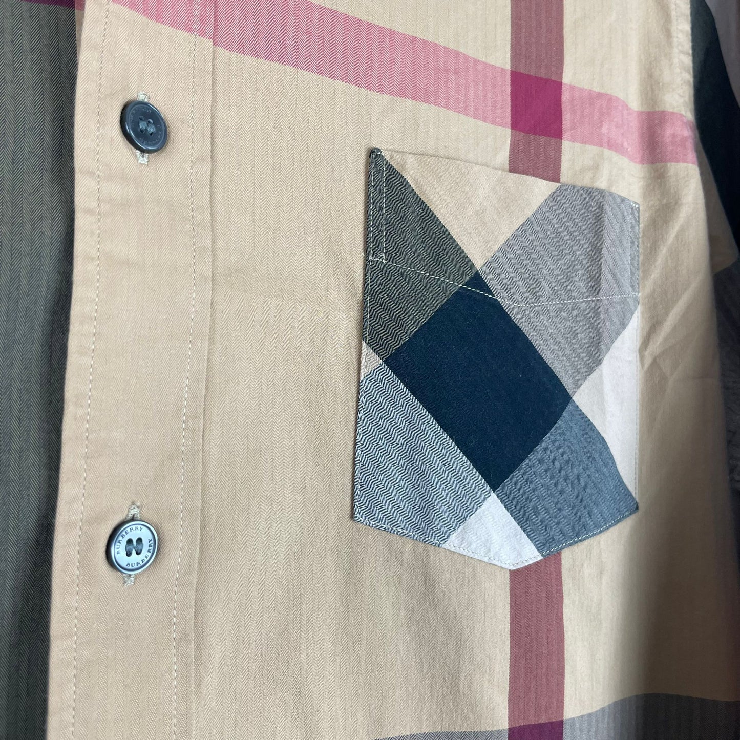 Burberry Thornaby House Check Cotton Blend Shirt