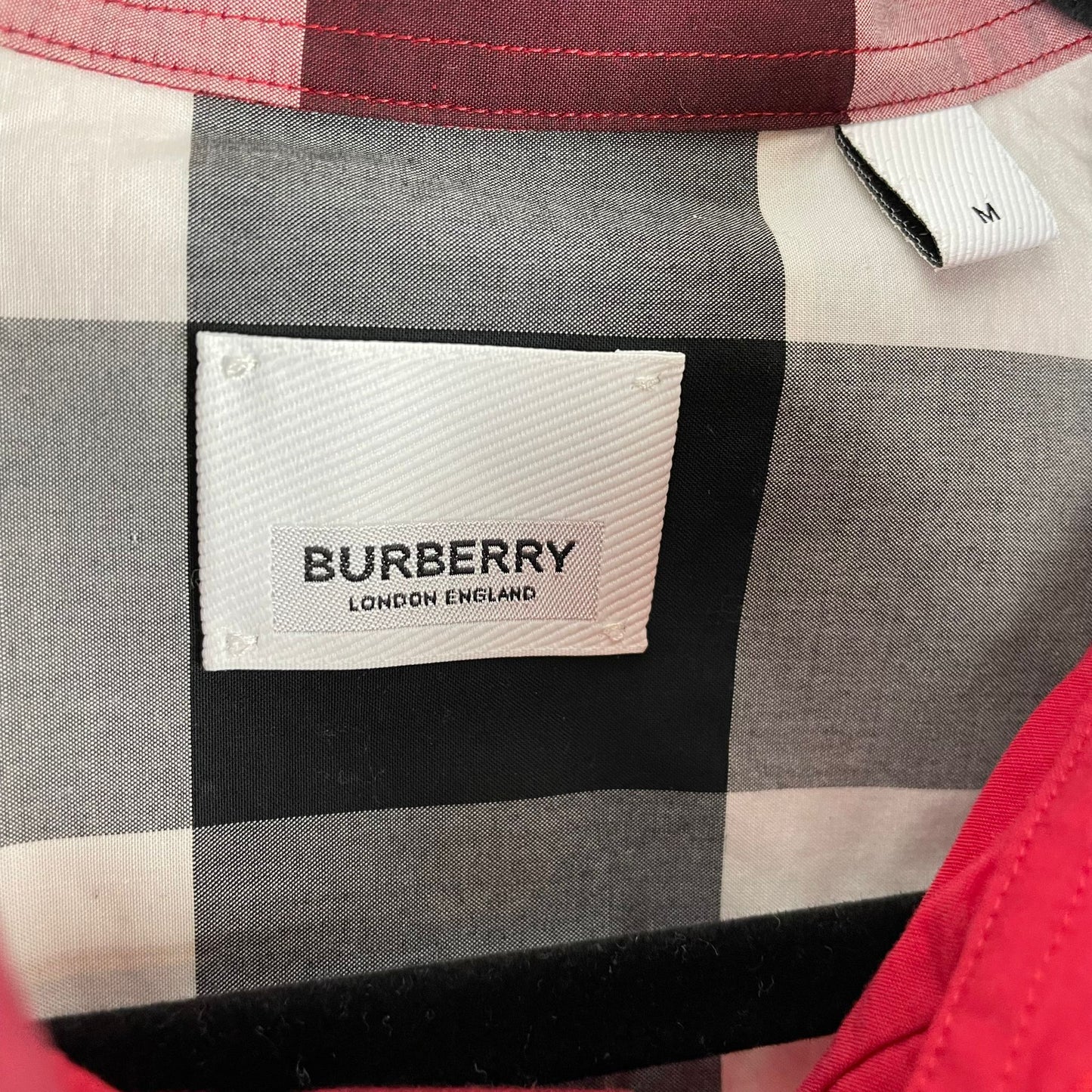 Burberry Red Check Shirt