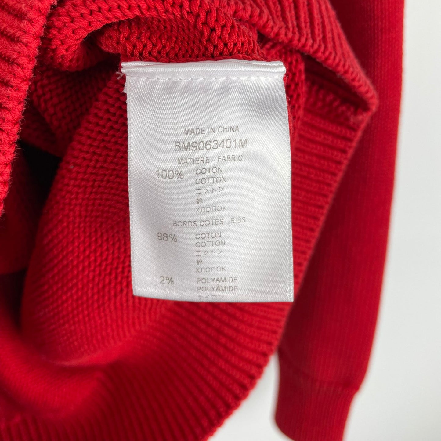 Givenchy Red Reverse Logo Sweatshirt