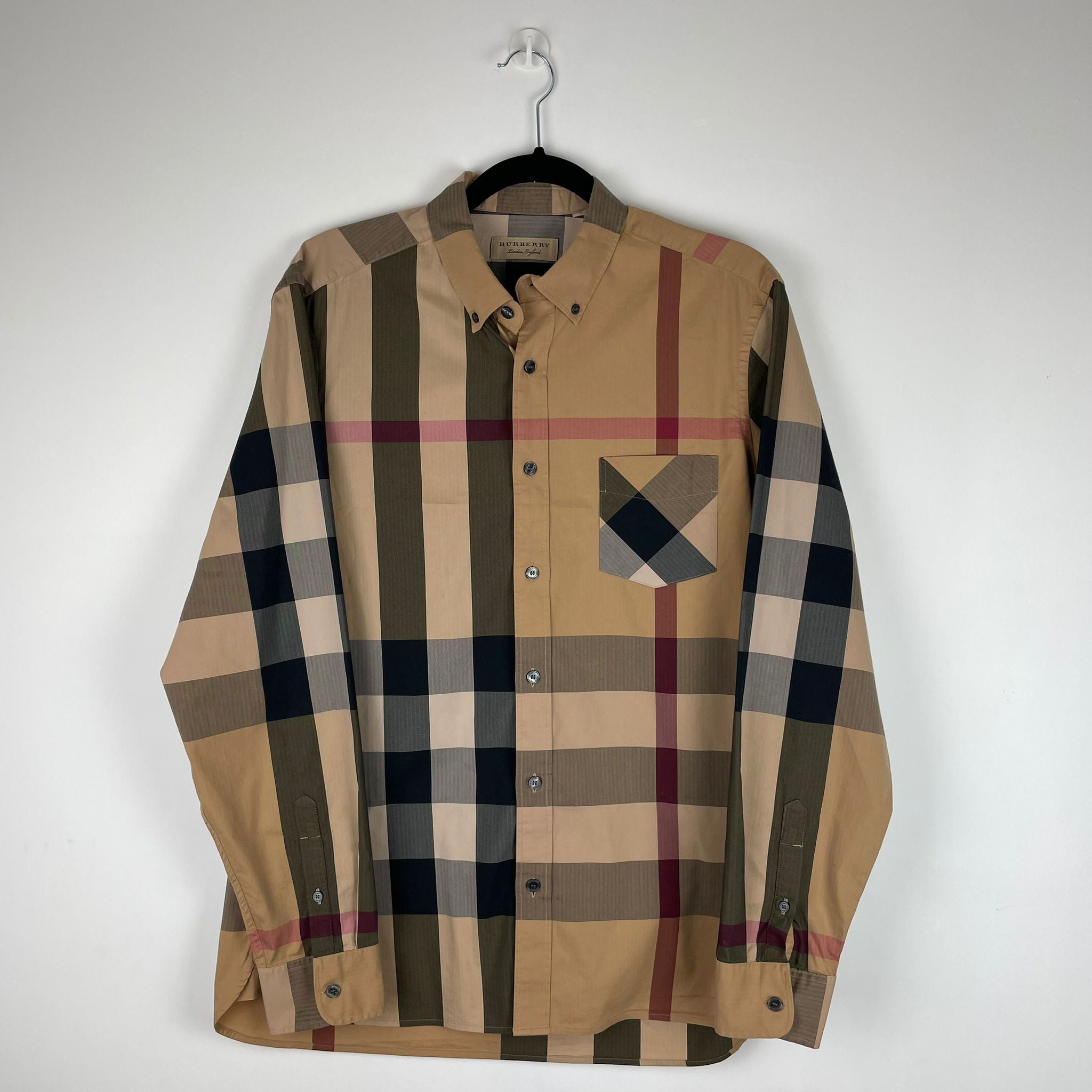 Burberry Thornaby House Check Cotton Blend Shirt Sourced By Thatcher