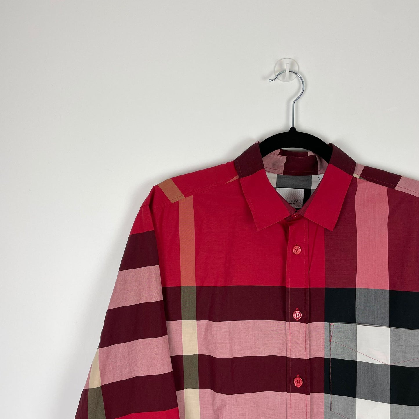 Burberry Red Check Shirt