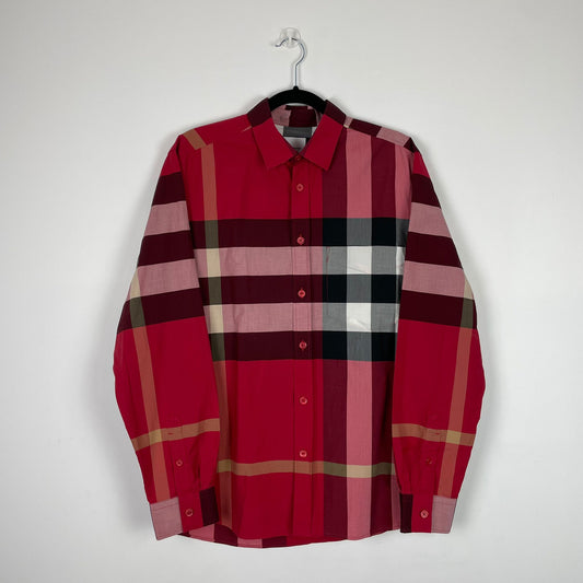 Burberry Red Check Shirt