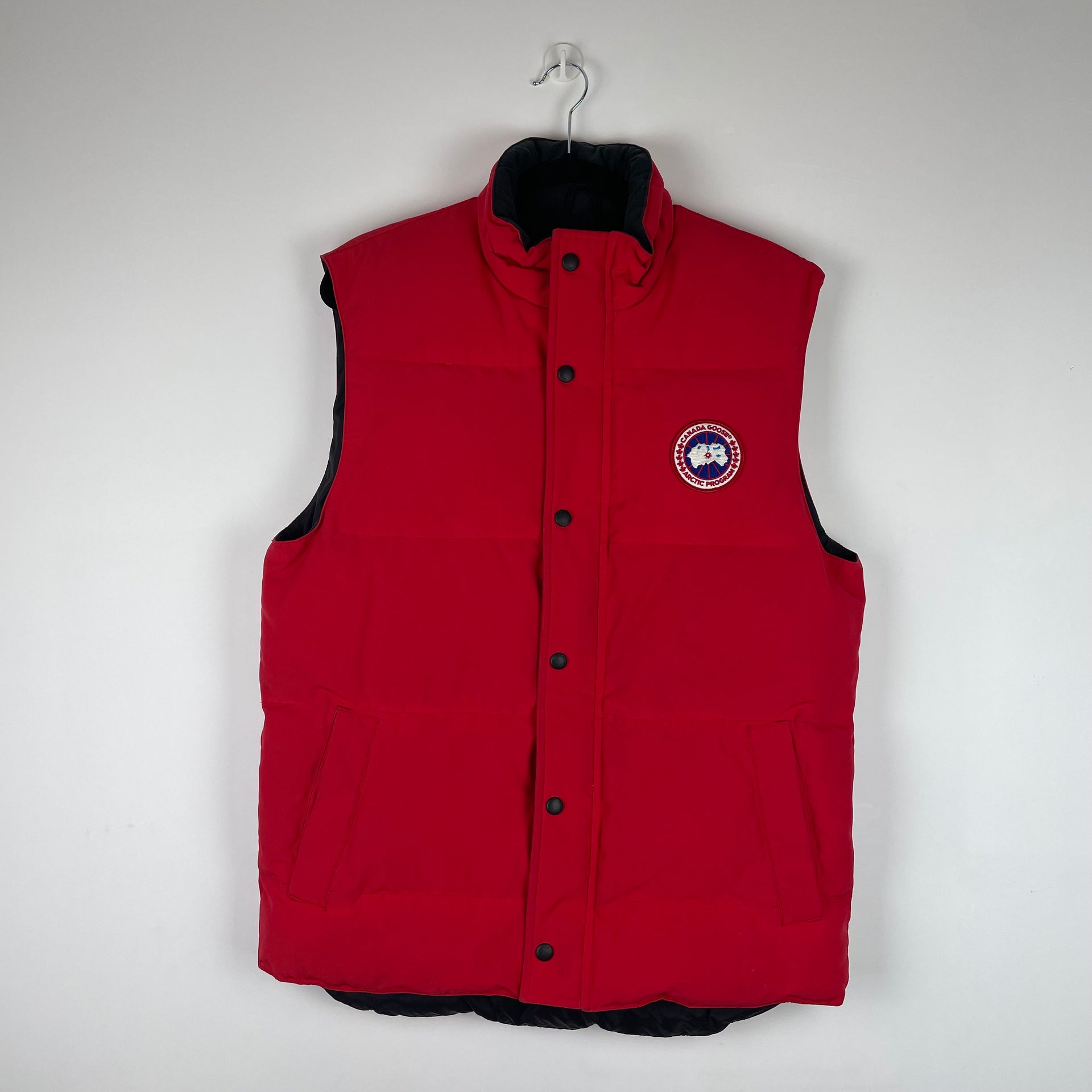 Mens red deals canada goose gilet